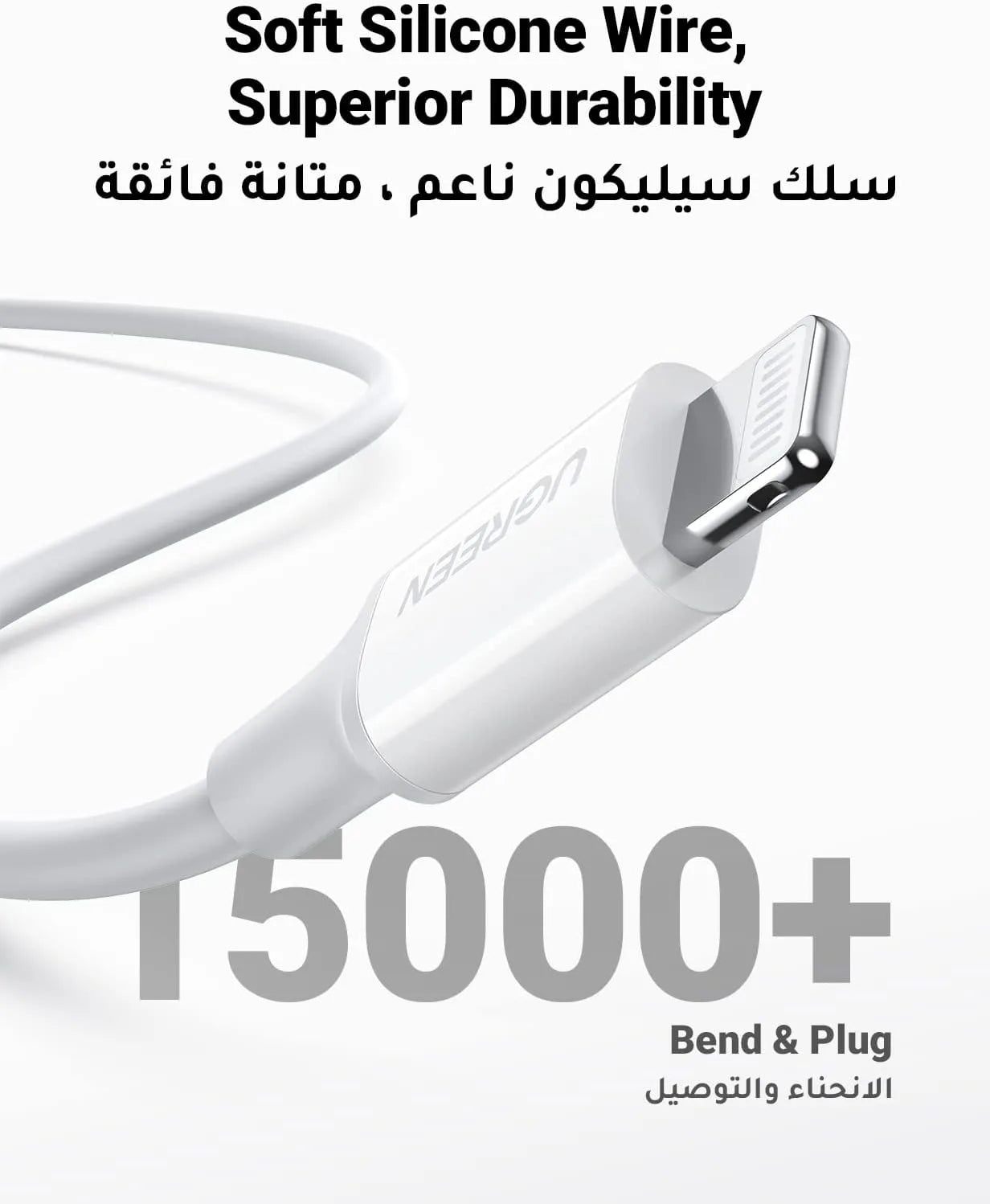 UGREEN 20W USB-C PD Fast Charger with 1M Lightning Cable | Type-C Wall Plug for iPhone 14 Pro Max/13/12/11/Xs, iPad 7-9, Mini 5, Air 3 - Damoo