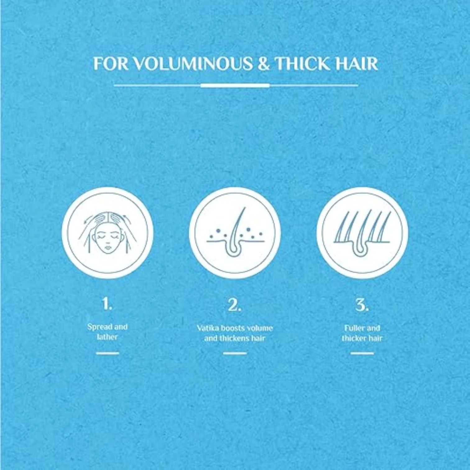 Vatika Naturals Volume & Thickness Shampoo | Twin Pack (2 x 400ml) | Enriched with Coconut & Castor Extracts | For Thin & Limp Hair | With Nourishing Vatika Oils - Damoo