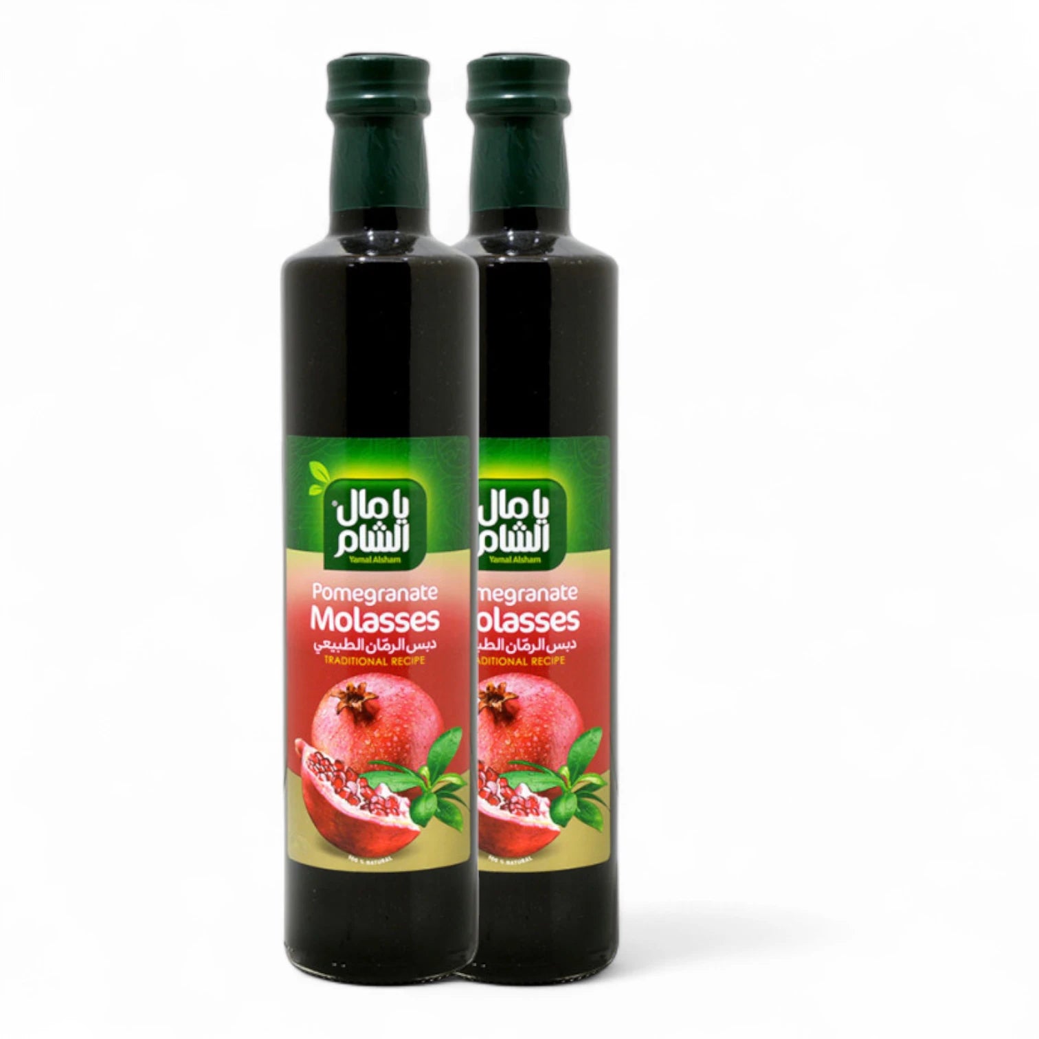 Yamal Alsham Natural Pomegranate Molasses – Rich Sweet & Tangy Syrup for Sauces, Marinades, Dressings & Middle Eastern Cooking - Damoo