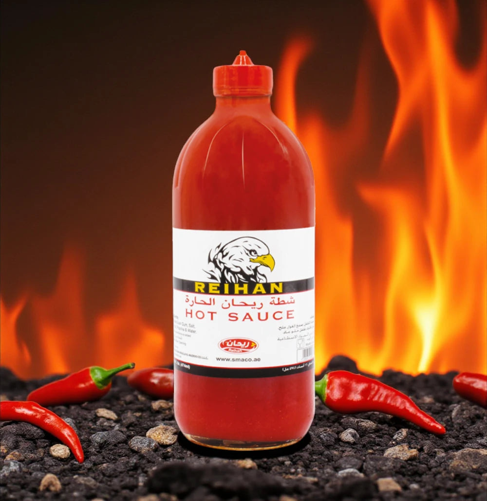 Reihan Hot Sauce – Pack of 2 (2 x 474ml) | Premium Spicy Condiment for Fiery Flavor Lovers - Damoo