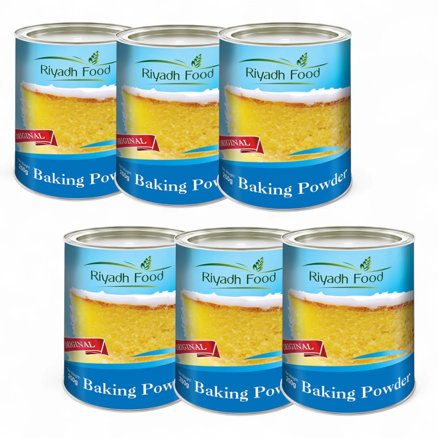 Riyadh Food Baking Powder – 100g x Pack of 6 | Premium Leavening Agent | Perfect for Cakes, Breads, Cookies & More - Damoo