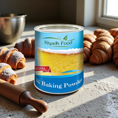 Riyadh Food Baking Powder – 100g x Pack of 6 | Premium Leavening Agent | Perfect for Cakes, Breads, Cookies & More - Damoo
