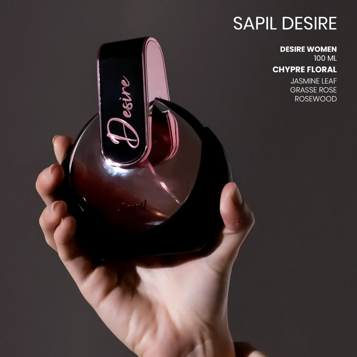 عطر ديزاير أو دو برفوم للنساء - عطر زهري شيبر مع نفحات الحمضيات والأخشاب الحسية، رائحة رومانسية تدوم طويلاً للنهار والليل