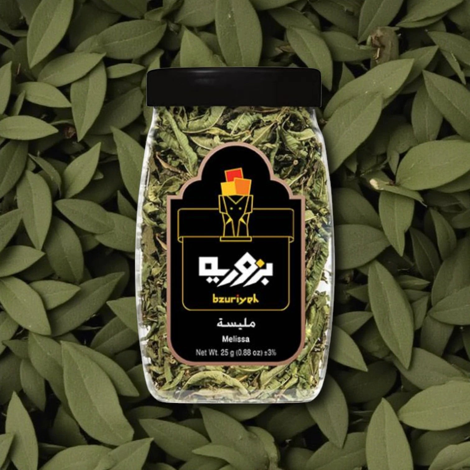 Bzuriyeh Melissa 25g – Calming & Refreshing Herbal Leaves | Antioxidant-Rich, Preservative-Free, Caffeine-Free - Damoo