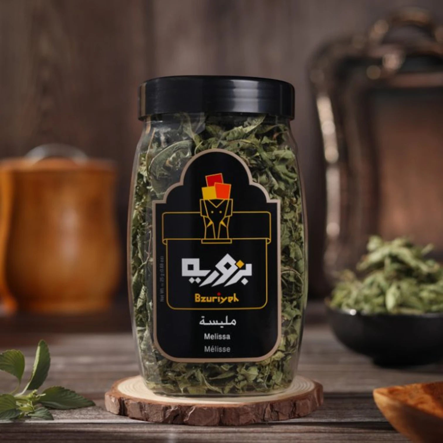 Bzuriyeh Melissa 25g – Calming & Refreshing Herbal Leaves | Antioxidant-Rich, Preservative-Free, Caffeine-Free - Damoo