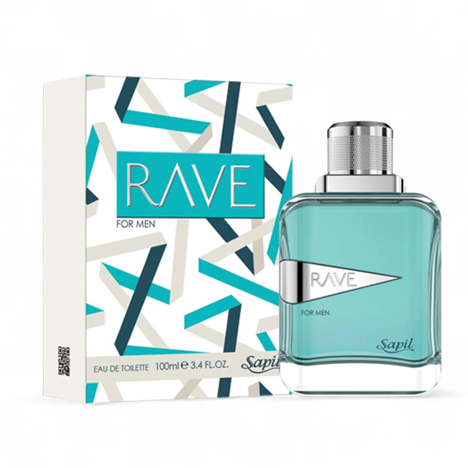 Sapil Rave For Men Eau De Toilette – Long-Lasting Aromatic Fragrance Spray for Daily Use – Fresh, Playful, and Mood-Boosting Perfume – 100ml - Damoo