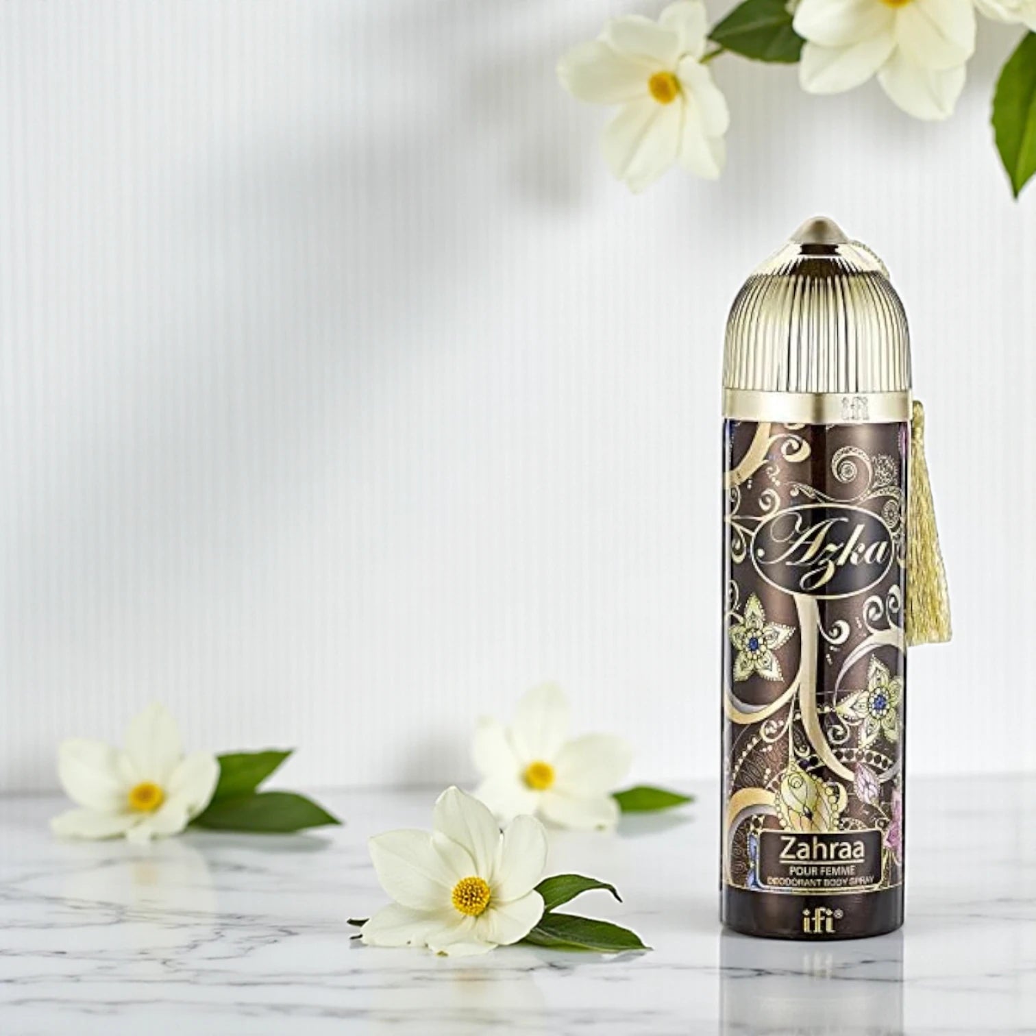Azka Zahraa Pour Femme Deodorant Body Spray for Women – 200ml | Luxurious Feminine Fragrance with Long-Lasting Freshness - Damoo
