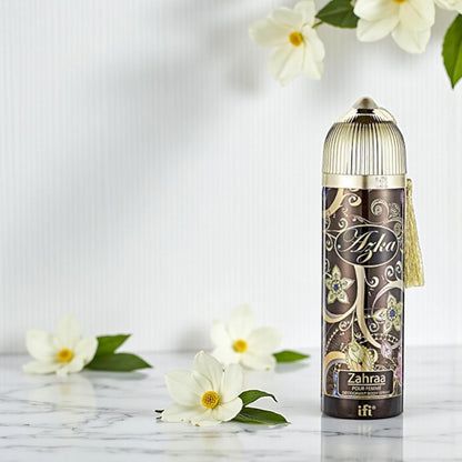 Azka Zahraa Pour Femme Deodorant Body Spray for Women – 200ml | Luxurious Feminine Fragrance with Long-Lasting Freshness - Damoo