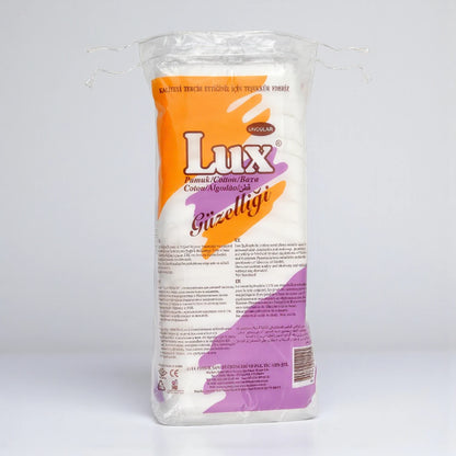 LUX Zigzag Organic Cotton 100g – 100% Pure, Hypoallergenic, Soft & Sustainable Cotton Pads for Sensitive Skin - Damoo