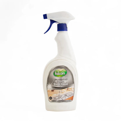 FALCON PACK Stainless Steel Polish – 750ml | Advanced Cleaning & Ultra Shine | Non-Staining, Bacteria Removal Formula for Stainless Steel Surfaces - Damoo