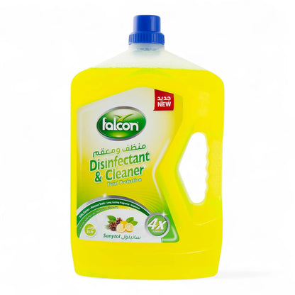 Falcon Disinfectant & Cleaner Sanitol – Multi-Purpose Germ Killer, Odor Eliminator & Fresh Scent – 3 Litres (Pack of 4) - Damoo