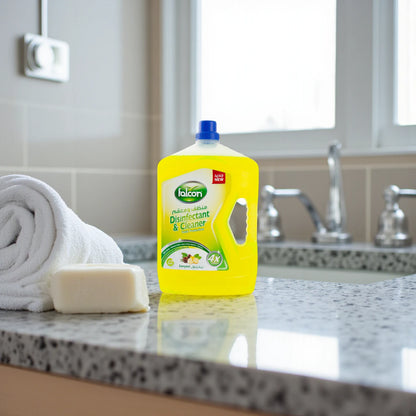 Falcon Disinfectant & Cleaner Sanitol – Multi-Purpose Germ Killer, Odor Eliminator & Fresh Scent – 3 Litres (Pack of 4) - Damoo
