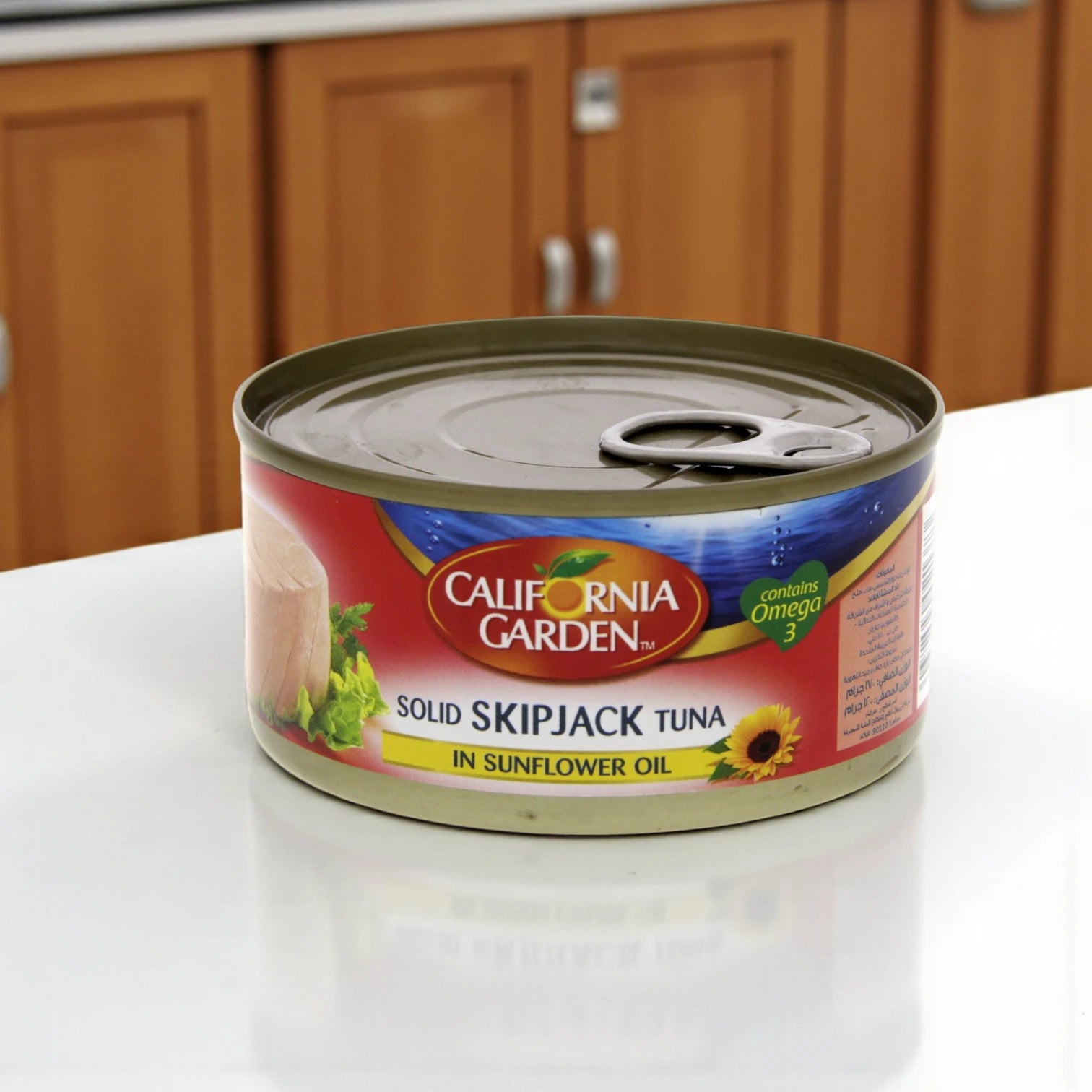 California Garden Skipjack Tuna Solid in Sunflower Oil 3 x 170g – Rich Flavor | Protein-Packed | Perfect for Salads, Sandwiches & Quick Meals - Damoo