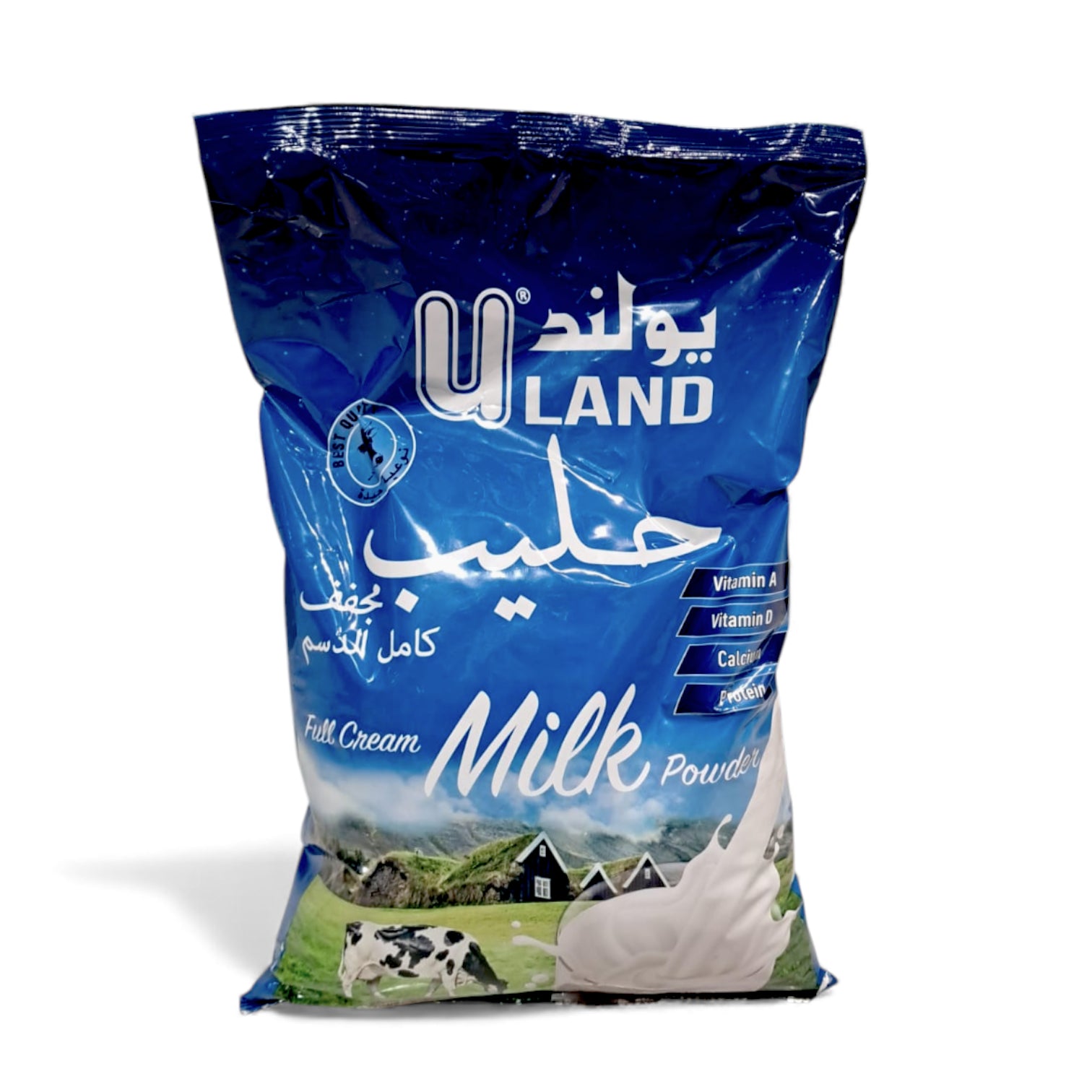 U LAND Full Cream Milk Powder – Rich & Creamy Taste with Vitamin A & D, High Calcium & Protein, Ideal for Daily Use - Damoo
