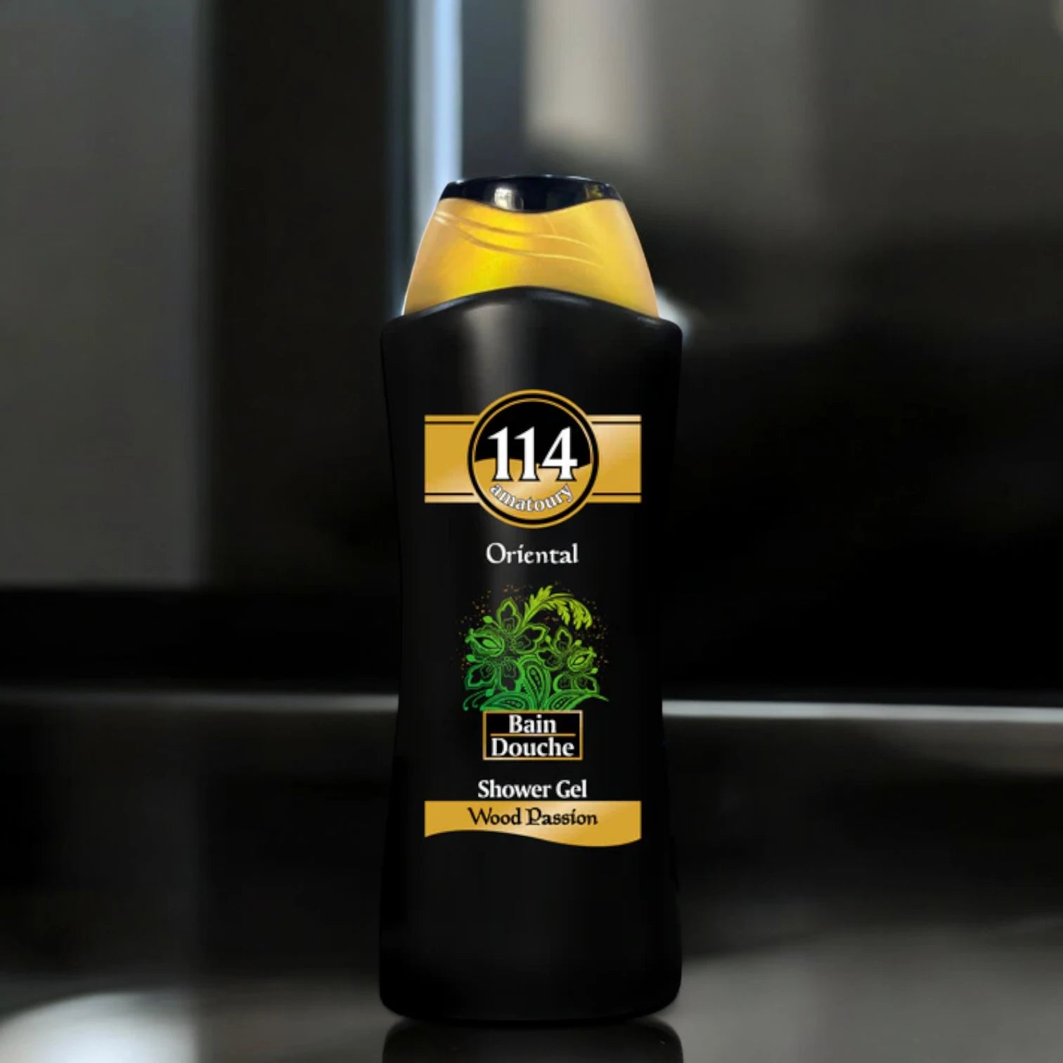 114 Amatoury Bain Douche Wood Passion Shower Gel – 650ML | Oriental Oud Fragrance | Natural Body Wash for All Skin Types | Deep Cleansing & Long-Lasting Scent - Damoo