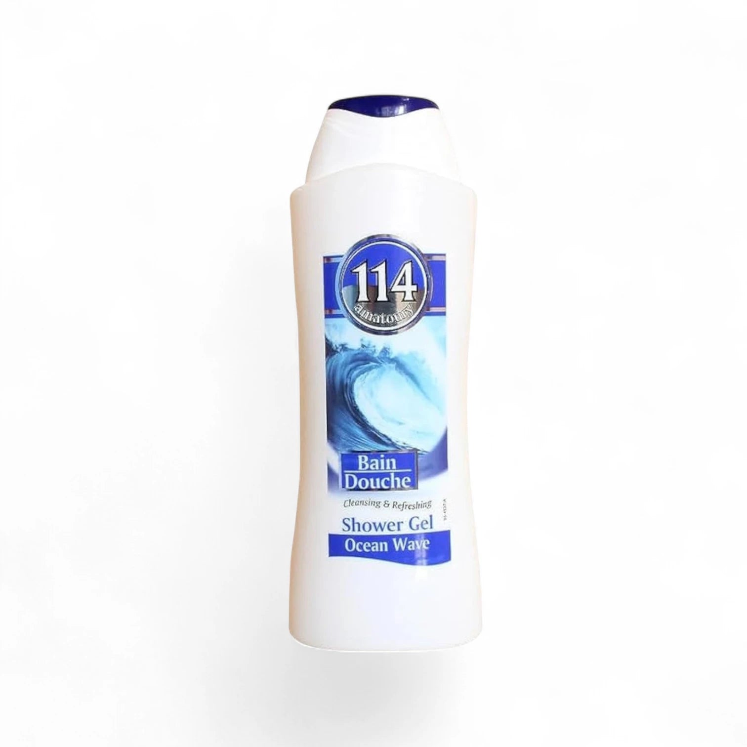 114 Amatoury Ocean Wave Shower Gel 650ml – Deep Cleansing, Refreshing Scent, Long-Lasting Hydration, Unisex Bath & Body Wash - Damoo