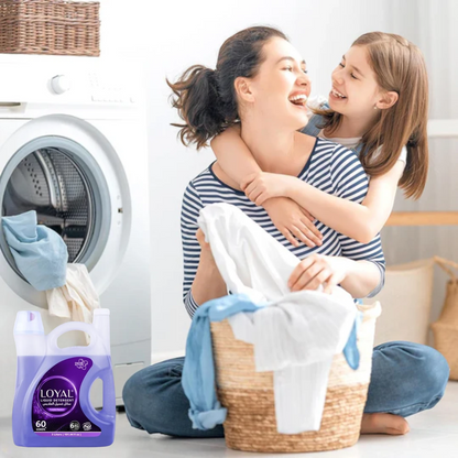 Loyal Liquid Detergent Purple Passion – 3 Ltr (60 Loads) – Enzyme Action for Tough Stains & Long-Lasting Freshness - Damoo