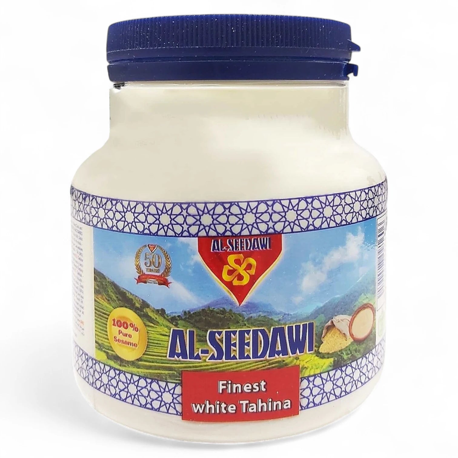 Al Seedawi Finest White Tahina 500g – Premium-Quality Sesame Paste | Smooth & Nutty Flavor | Ideal for Hummus, Sauces, and Dressings | No Additives or Preservatives | Product of Kuwait - Damoo
