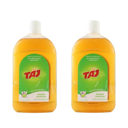 Taj Antiseptic Disinfectant Liquid 500ml x 2 – Germ Protection for Home & Family - Damoo