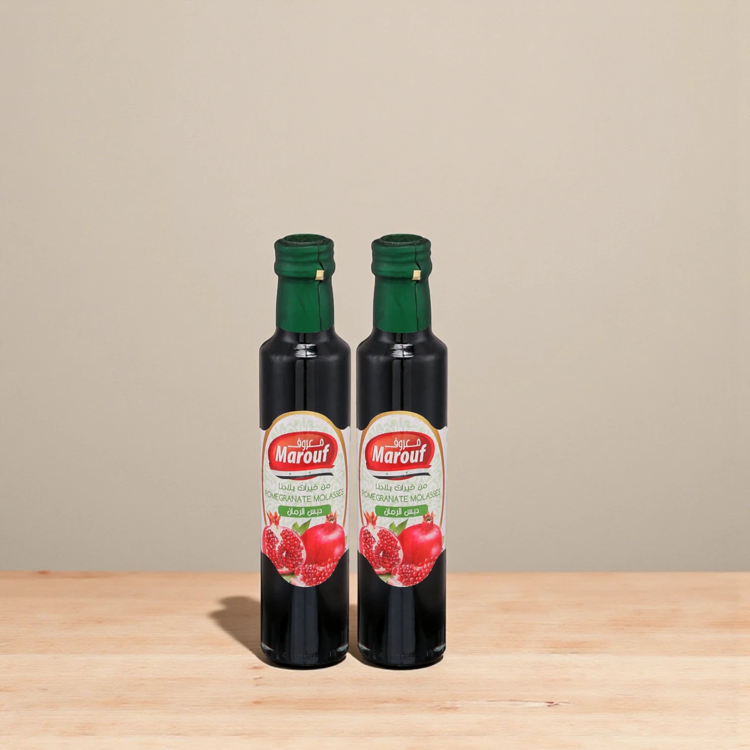 Marouf Pomegranate Molasses – Natural Sweet & Tangy Syrup for Dressings, Marinades, Cooking & Middle Eastern Recipes - Damoo