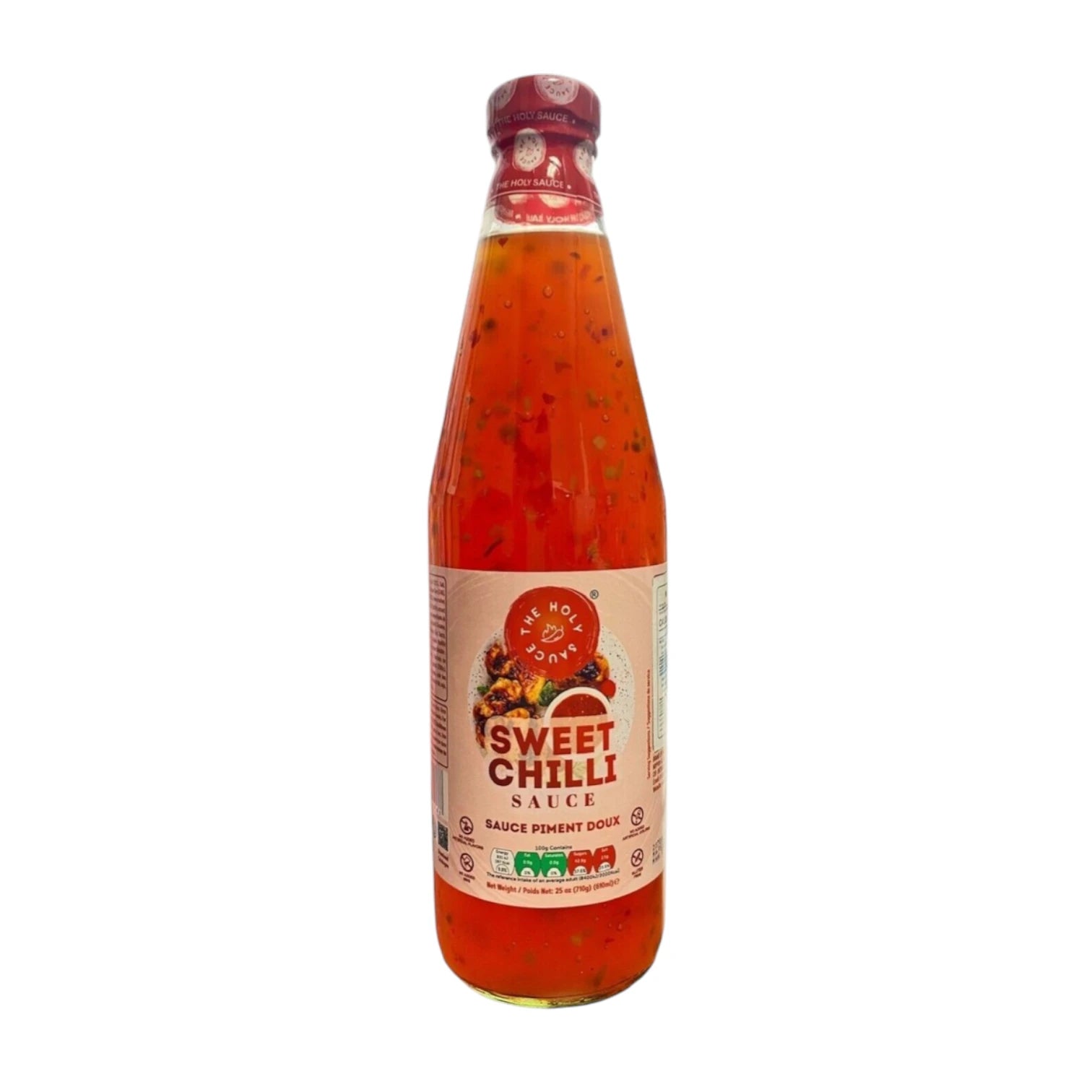 The Holy Sauce Sweet Chili Sauce 710g – Mild Spicy & Sweet Asian Dipping Sauce for Snacks, Chicken, Seafood & More | Vegan, Halal & Gluten-Free - Damoo