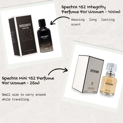 Spectra 152 Integrity Eau De Parfum for Women – 100ml Amber & Floral Fragrance, Long-Lasting Sophisticated Scent for Fall, Spring & Winter - Damoo