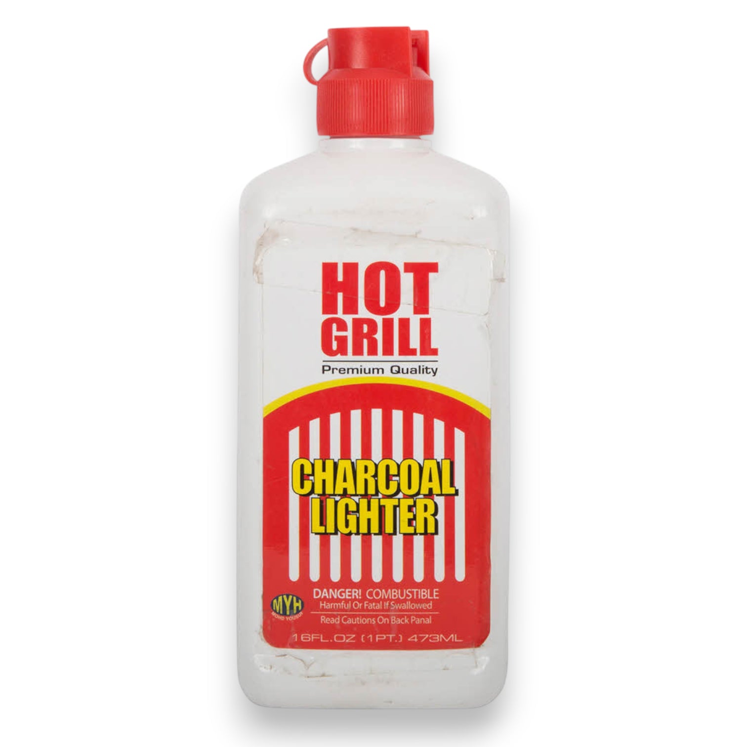 Hot Grill Premium Quality Charcoal Lighter Fluid – 473ml | Fast, Long-Lasting & Smokeless BBQ Fire Starter - Damoo