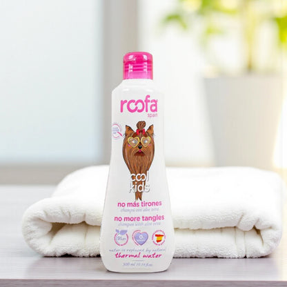 Roofa Cool Kids No More Tangles Shampoo 300ml – Tear-Free, Aloe Vera Enriched | Gentle Detangling for Kids’ Hair - Damoo