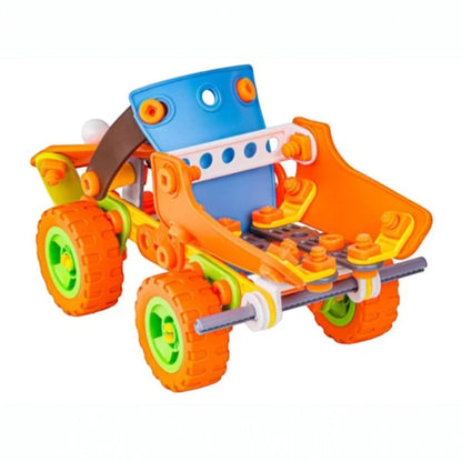 Kids STEM Build & Play Construction Set – 5 in 1 Model Assembly Toy with 136 Pieces, DIY Building Kit for Children Age 5+ - Damoo