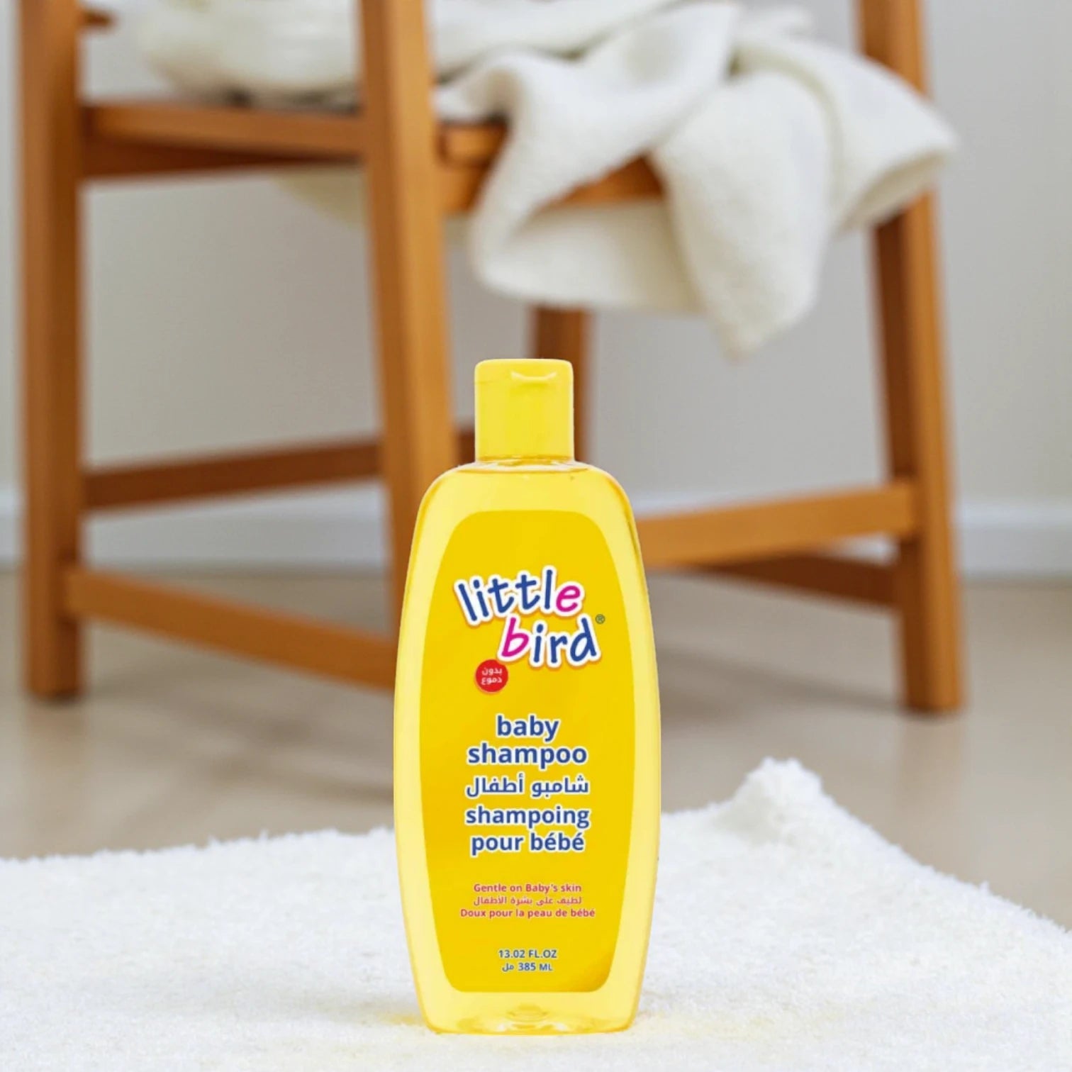 Gersy Little Bird Baby Shampoo 385ml – Gentle, Tear-Free Formula for Newborns & Toddlers | Mild & Safe for Daily Use - Damoo