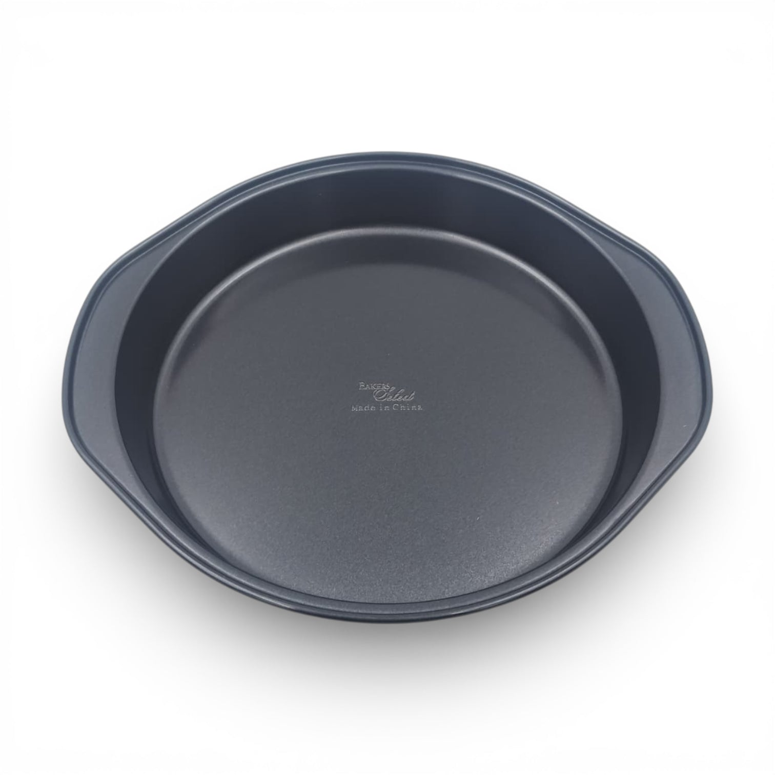 AK Bakers Select Non-Stick Carbon Steel Round Cake Pan – Easy Clean Bakeware for Cakes & Desserts (4H x 27L x 24.5W CM) - Damoo