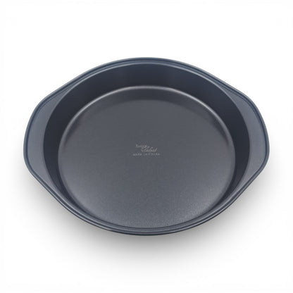 AK Bakers Select Non-Stick Carbon Steel Round Cake Pan – Easy Clean Bakeware for Cakes & Desserts (4H x 27L x 24.5W CM) - Damoo