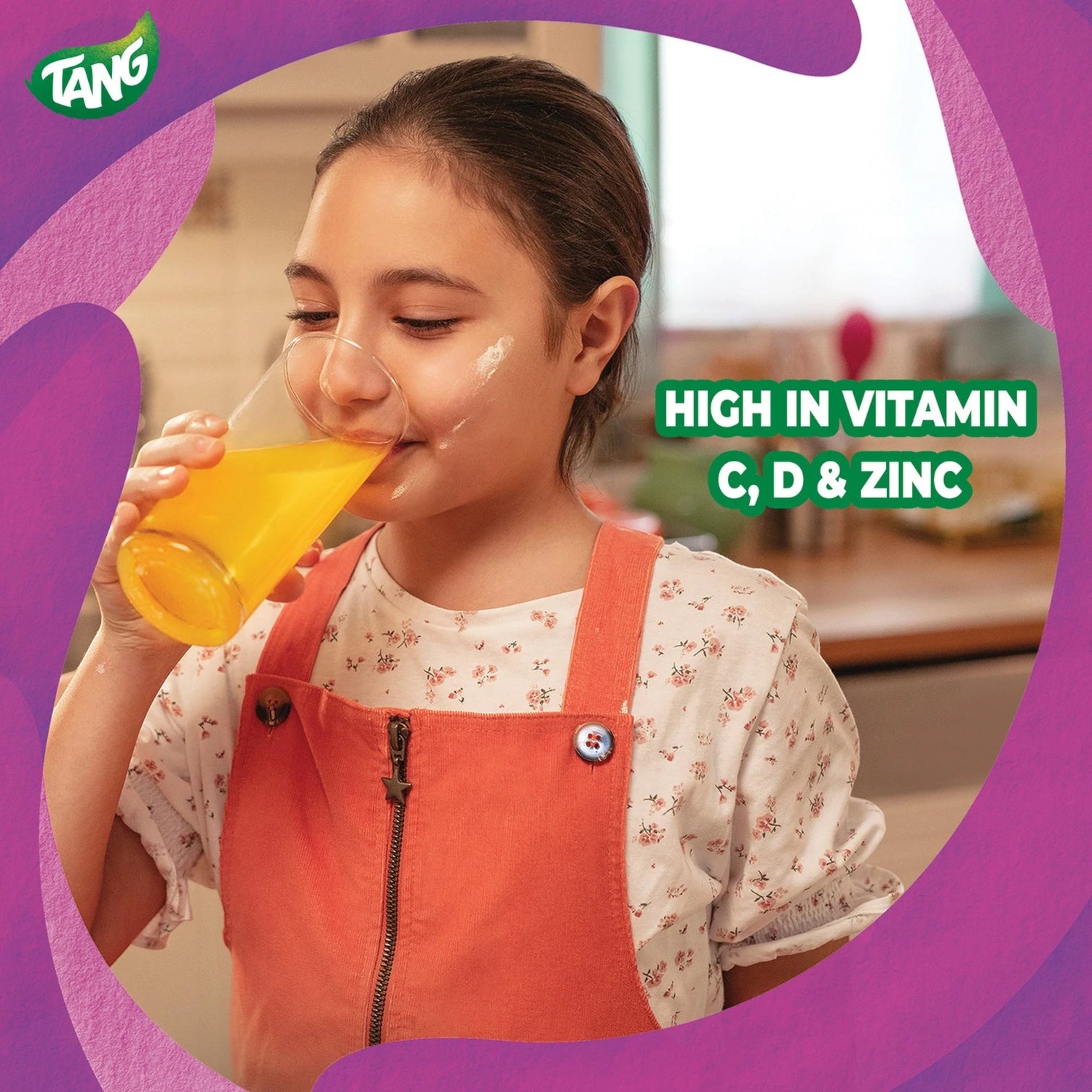 Tang Mango Flavored Drink Powder – 2kg | With Vitamin C, D & Zinc | No Artificial Colors | Refreshing Mango Juice Mix - Damoo