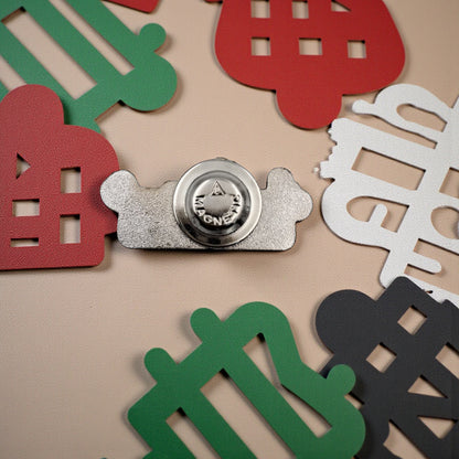 Eid Al Etihad Magnetic Metal Badge – Arabic & English Design – Premium Lapel Pin for UAE National Day & Union Day Celebrations - Damoo