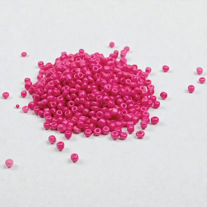Italo Beads Pink 4mm (30g) – Decorative Craft Beads for DIY Jewelry Making, Bracelets, Necklaces & Creative Projects - Damoo