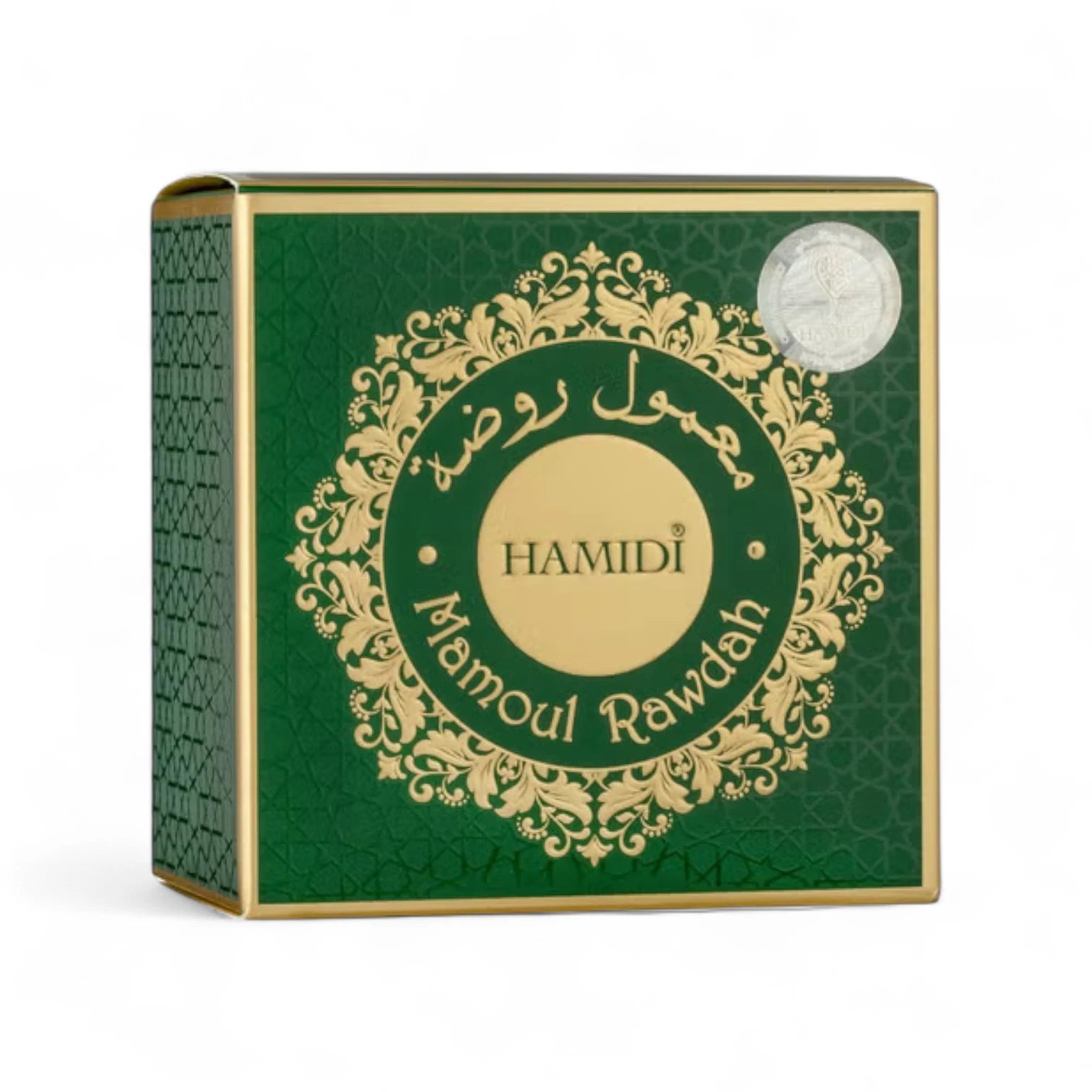 Hamidi Bakhoor Mamoul Rawdah – 50g Luxury Arabic Incense | Amber, Rose, Sandalwood & Patchouli Fragrance - Damoo