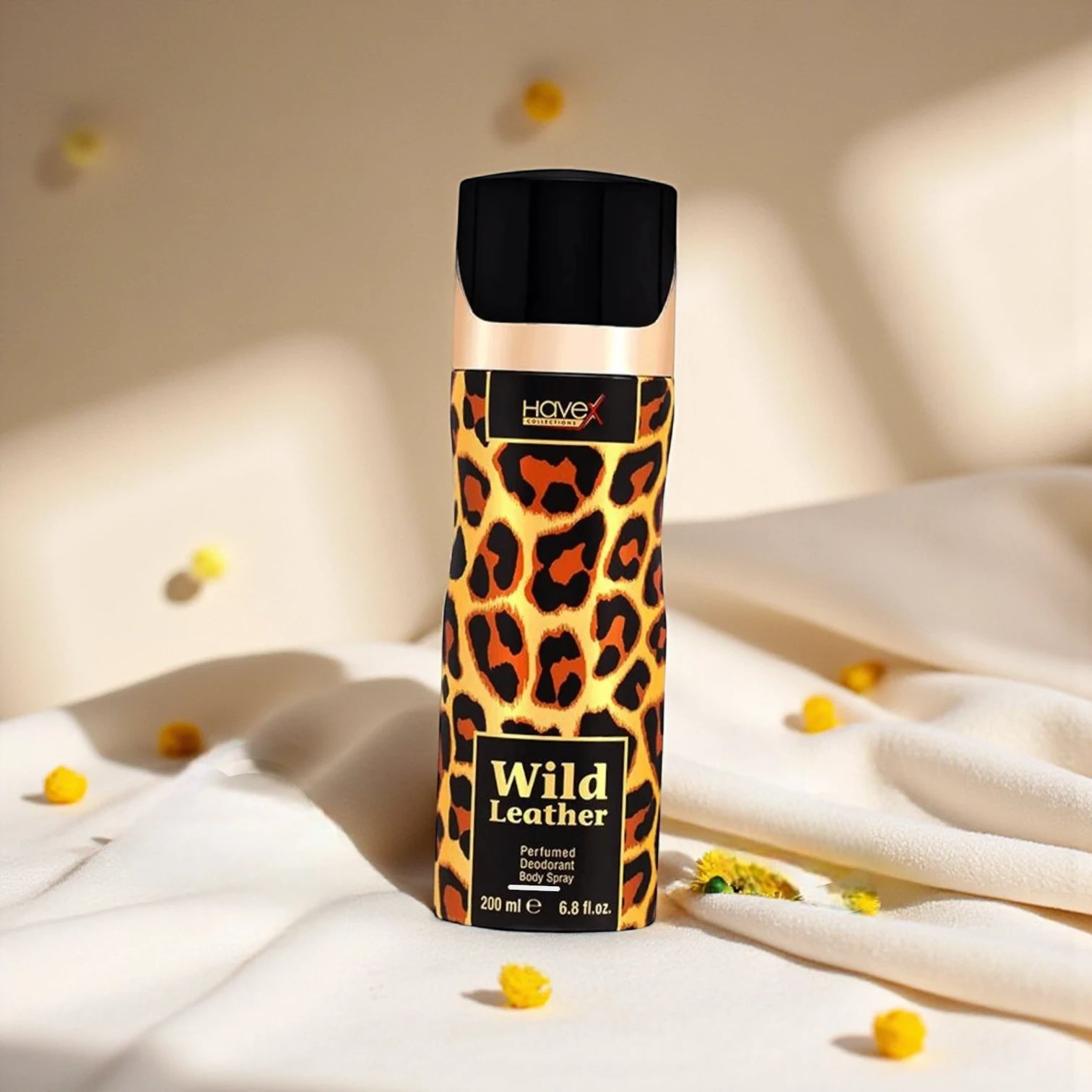 2 x Havex Wild Leather Perfumed Body Spray Deodorant for Men – Long-Lasting Masculine Fragrance, 200ml - Damoo