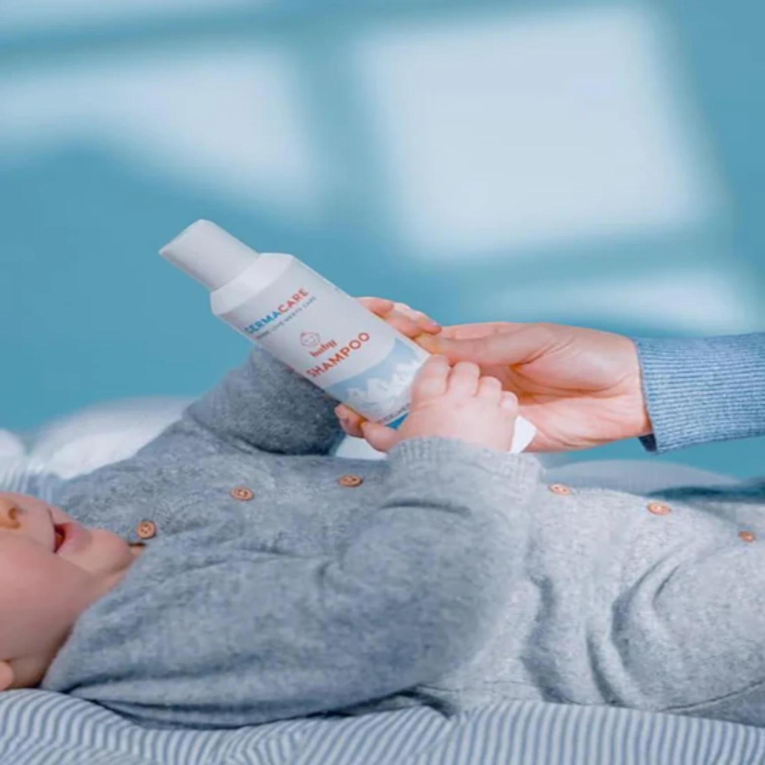 Germacare Baby Shampoo – 2 x 200ml  | Sulfate-Free, Vegan & Hypoallergenic | Gentle Cleanser for Sensitive Baby Scalp with pH 5.5 & Childproof Cap - Damoo