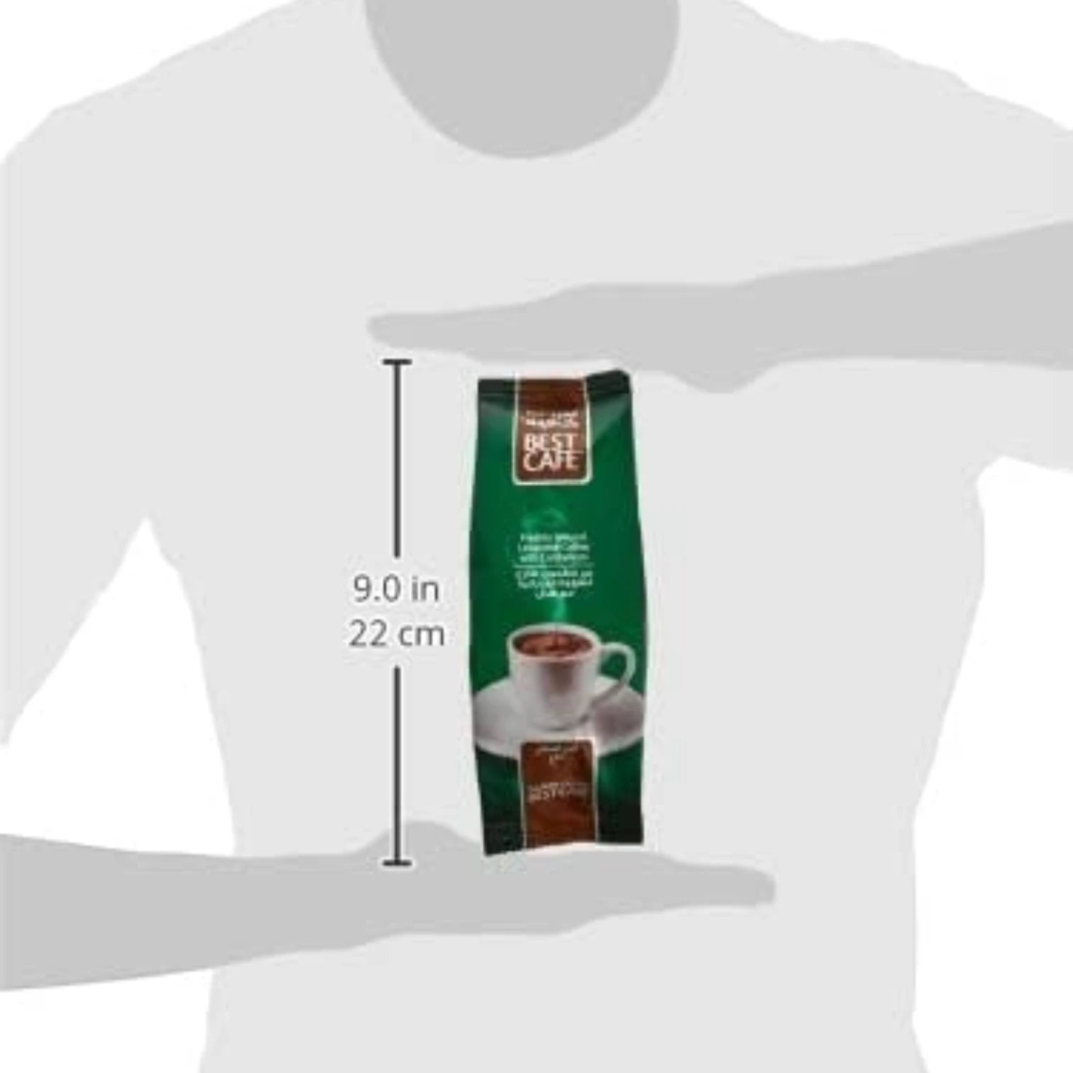 Best Cafe Turkish Lebanese Coffee with Cardamom 250g – Freshly Ground Arabica Beans, Intense Aroma, Medium Roast - Damoo