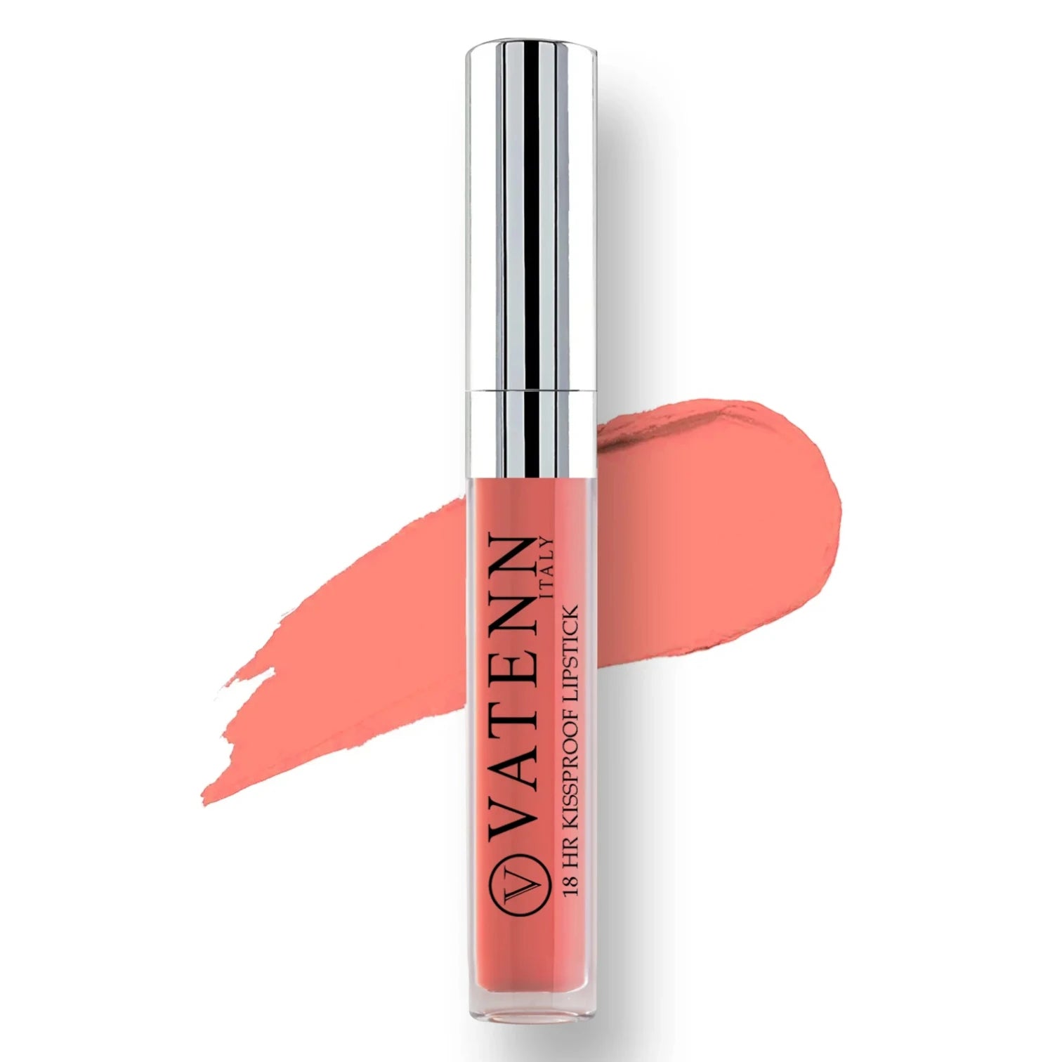 Vatenn 18Hrs Kissproof Liquid Lipstick – Shade 12 Soft Nude | Long-Lasting Transfer-Proof Matte Lip Color, Hydrating Honey Nectar Formula, Non-Drying & Highly Pigmented - Damoo