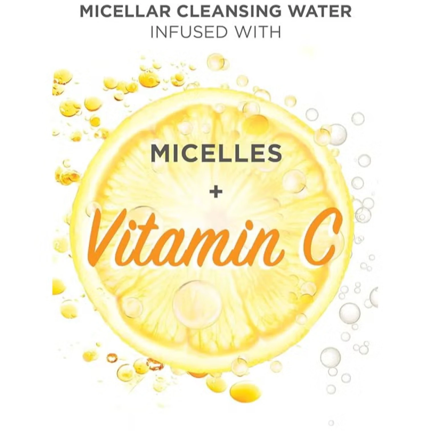 Garnier SkinActive Micellar Water with Vitamin C 100ml | Removes Makeup, Cleanses & Brightens | Gentle No-Rinse Formula for Radiant Skin - Damoo