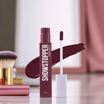 Daily Life Forever52 ShowStopper Liquid Matte Lipstick – Venus SHW006 | Long-Lasting, Waterproof, Smudge-Proof, Highly Pigmented Lip Color – 5ml - Damoo