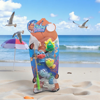 Shengyi Fishing Game Play Set for Kids – Colorful Magnetic Fish Toy with Rod & Boat | Fun Water Catching Game for Boys & Girls Ages 3+ - Damoo