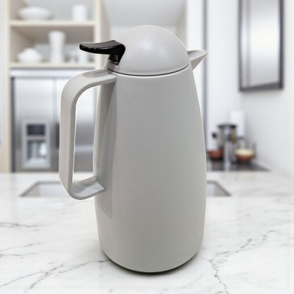 Crystal House Thermos Flask  – Elegant Cream Color | Double Wall Insulated Coffee Flask for Hot & Cold Beverages - Damoo