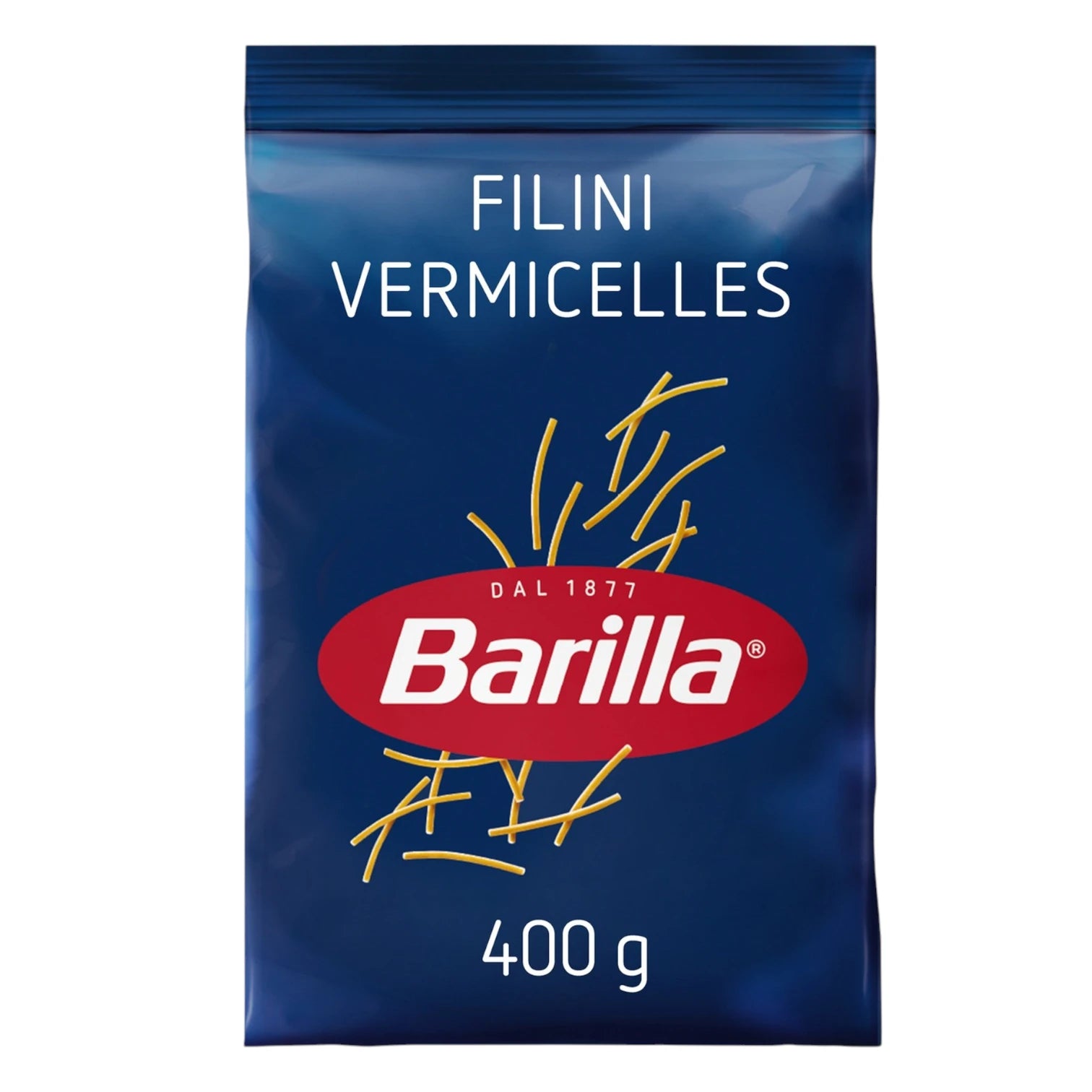 Barilla Filini Vermicelles No. 30 | 400g | Fine Cut Soup Pasta | Cooks in 3 Minutes | Ideal for Soups, Broths & Baby Meals - Damoo