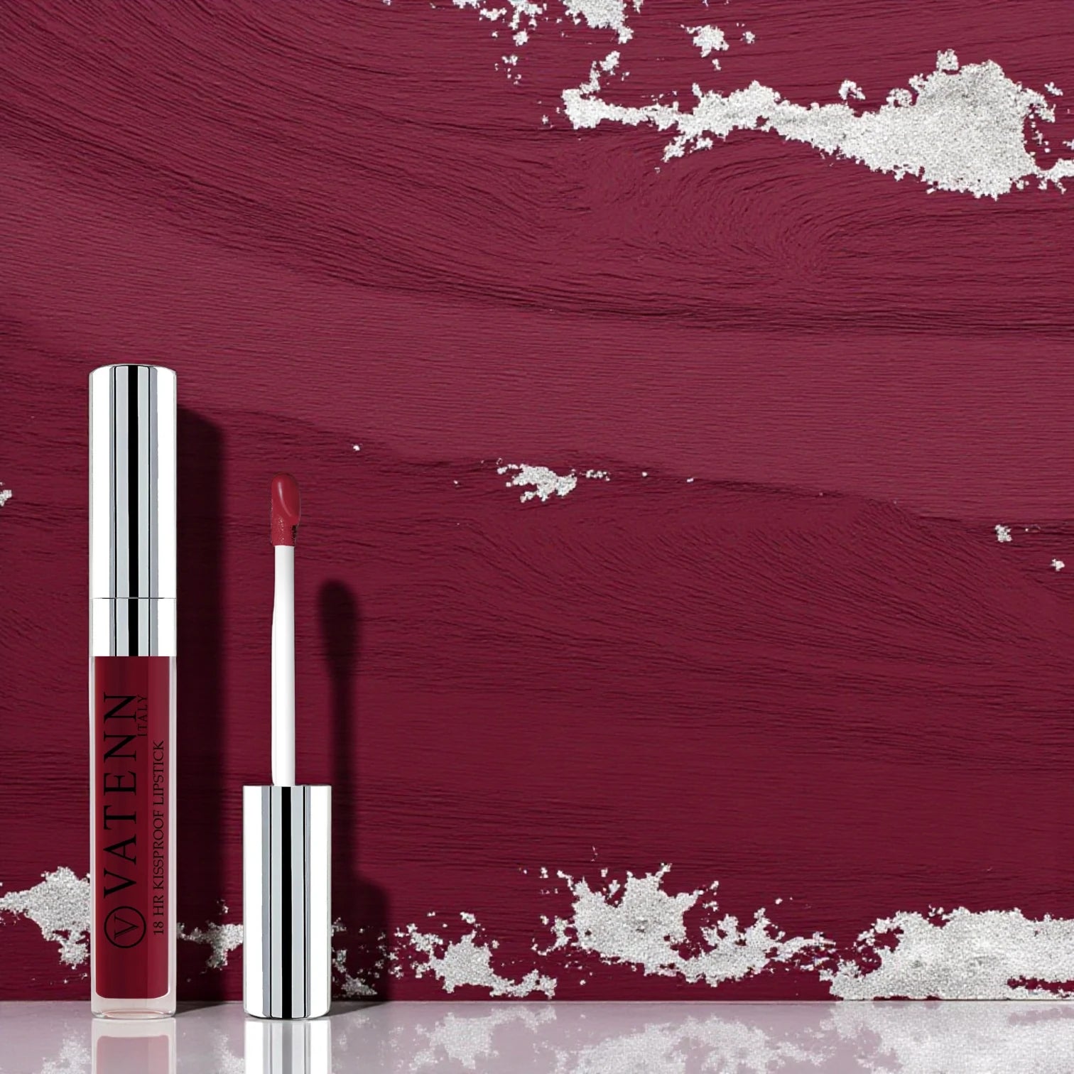 Vatenn 18Hrs Kissproof Liquid Lipstick – Shade 07 Angel. Long-lasting transfer-proof creamy matte lip color with rich pigmentation & non-drying comfort. - Damoo