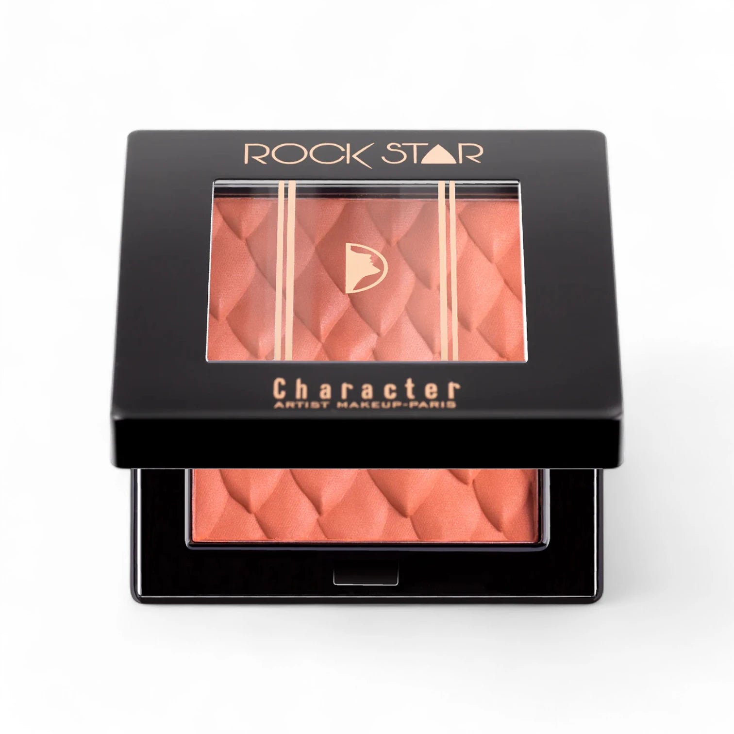 Character Rock Star Blush – Shade RSB005. Silky powder blush with ultra-fine pigments. Long-lasting, smudge-proof & multi-use for cheeks, lips & eyes. Paraben-free, skin-friendly formula. - Damoo