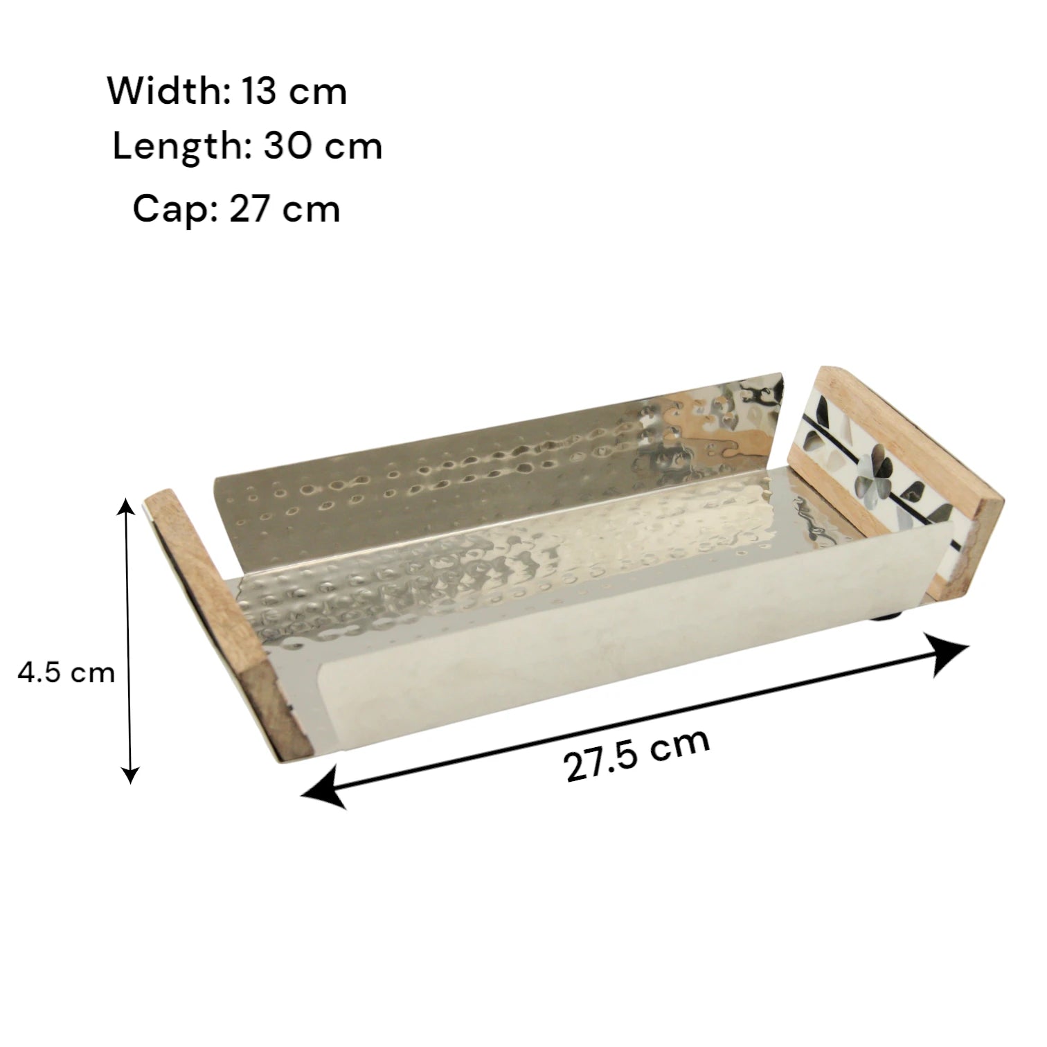3-Piece Wooden Acrylic Incense Burner Set – Decorative Tray with Elegant Handles, Traditional Madkhan & Square Oud Storage Box | Home Décor Gift Set - Damoo