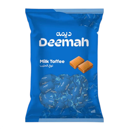 ديمة توفي حليب - كيس حلوى الكراميل الطري والطري ٧٠٠ غرام | حلوى توفي حليب مغلفة بشكل فردي للأطفال والكبار