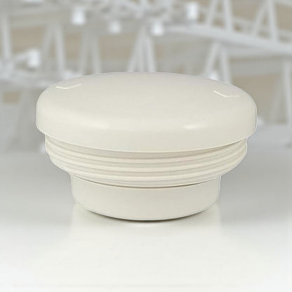 Helios Insulated Vacuum Jug 2.0L – White | Premium Plastic Thermos Flask with Q100 Glass Insert | German-Made Double-Wall Design for Excellent Heat Retention - Damoo